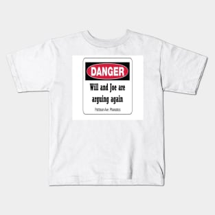 Danger Sign Kids T-Shirt